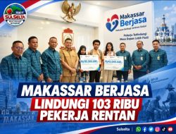 Makassar Berjasa Lindungi 103 Ribu Pekerja Rentan