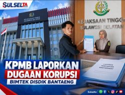 KPMB Laporkan Dugaan Korupsi Bimtek Disdik Bantaeng