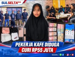 Pekerja Kafe di Bantaeng Diduga Curi Rp55 Juta