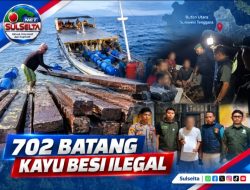 702 Batang Kayu Besi Ilegal Masuk Penuntutan
