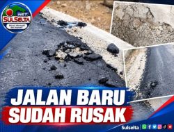 Jalan Baru Diaspal Sehari Disebut Rusak di Bantaeng