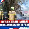 Kebakaran Lahan Dekat Permukiman Antang Bikin Warga Panik