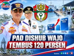 Enam Bulan Lampaui Target, PAD Dishub Wajo Tembus Rp2,25 Miliar