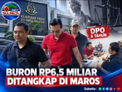 Buron Enam Tahun, Terpidana Rp6,5 Miliar Ditangkap di Maros