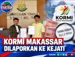 KORMI Makassar Dilaporkan ke Kejati soal Hibah Rp1,5 Miliar