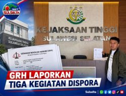 GRH Laporkan Tiga Kegiatan Dispora Makassar Rp2,34 Miliar