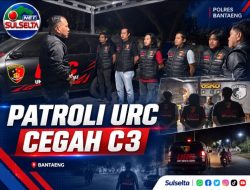 Tim URC Polres Bantaeng Patroli Antisipasi Kejahatan C3
