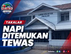 Napi Lapas Takalar Ditemukan Tewas di Toilet