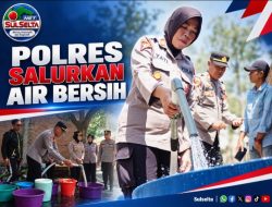 Polres Bantaeng Salurkan Air Bersih