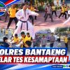 Polres Bantaeng Gelar Tes Kesamaptaan dan Beladiri