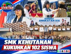 SMK Kehutanan Makassar Kukuhkan 102 Siswa Baru