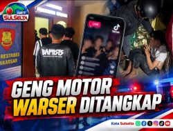 Geng Motor Warser Ditangkap Saat Live TikTok