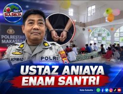 Ustaz di Makassar Ditahan Usai Aniaya Enam Santri