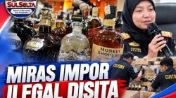 Bea Cukai Sulbagsel Sita 4.446 Liter Miras Ilegal
