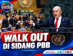 Delegasi Indonesia Walk Out Saat Netanyahu Pidato di PBB