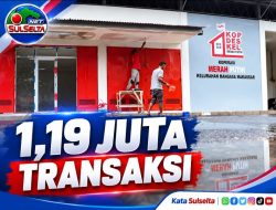Koperasi Merah Putih Sulsel Catat 1,19 Juta Transaksi