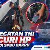 Pecatan TNI Diduga Curi HP di SPBU Barru