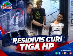 Residivis Curi Tiga HP Saat Korban Tidur