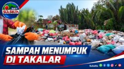 Sampah Menumpuk di Takalar, Diduga Dibuang Warga Luar Daerah