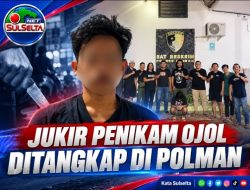 Jukir Penikam Driver Ojol Ditangkap di Polman