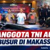 Anggota TNI AU Dibusur di Makassar, Tujuh Orang Ditangkap